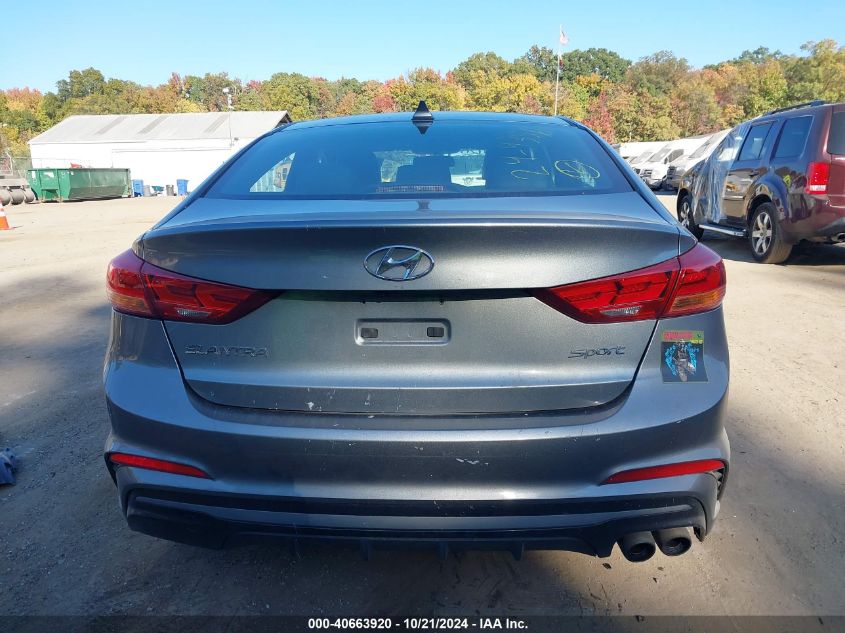 2017 Hyundai Elantra Sport VIN: KMHD04LB1HU291601 Lot: 40663920