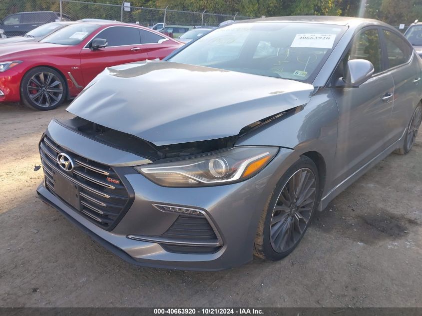 2017 Hyundai Elantra Sport VIN: KMHD04LB1HU291601 Lot: 40663920