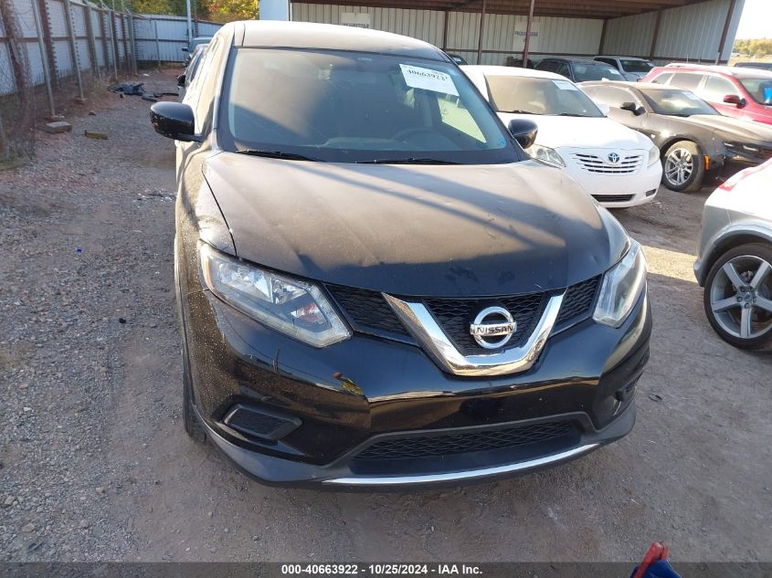 VIN KNMAT2MT7GP697504 2016 Nissan Rogue, S/Sl/Sv no.12