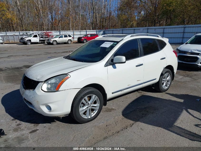 VIN JN8AS5MT5DW521738 2013 Nissan Rogue, SV no.2