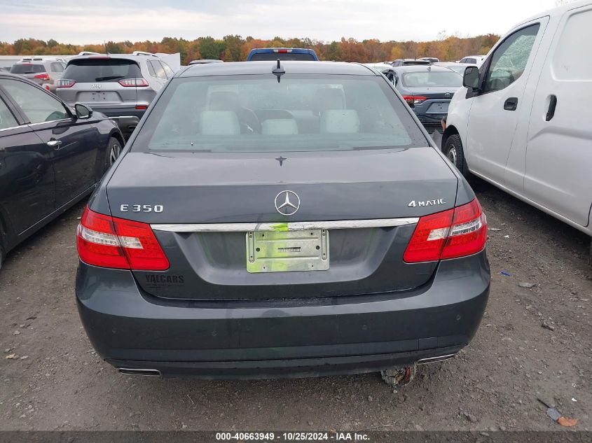 2013 Mercedes-Benz E 350 4Matic VIN: WDDHF8JB1DA730232 Lot: 40663949