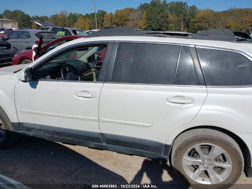 2014 Subaru Outback 2.5I Limited VIN: 4S4BRBLC0E3308626 Lot: 40663963