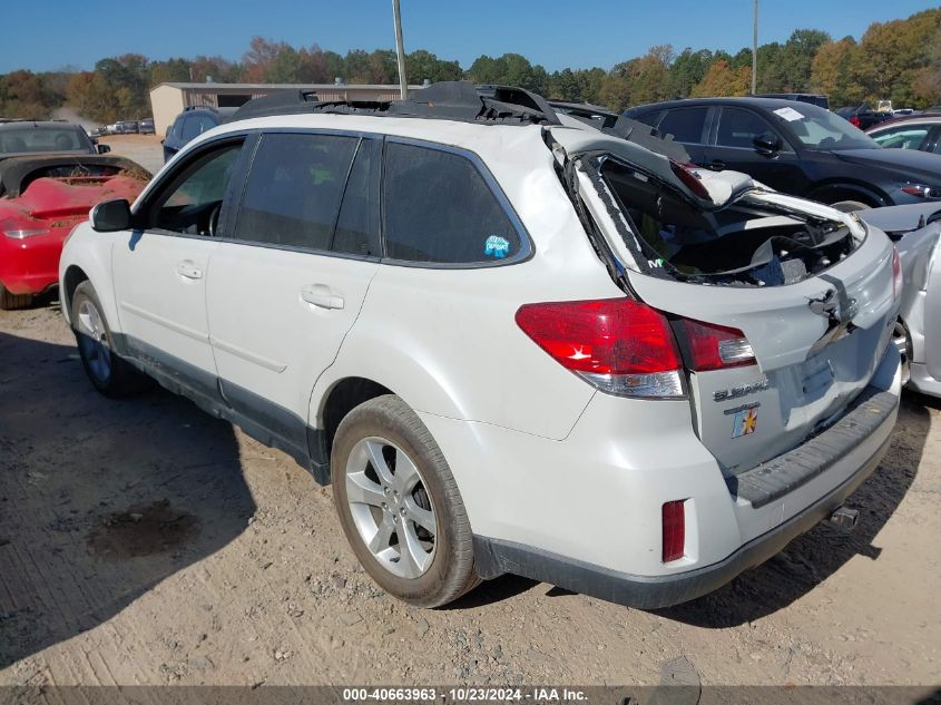 VIN 4S4BRBLC0E3308626 2014 Subaru Outback, 2.5I Lim... no.3