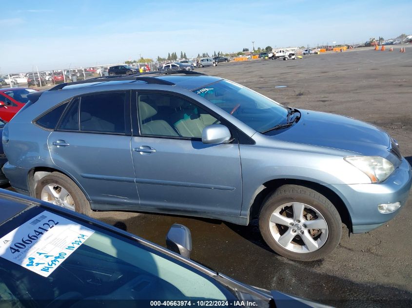 2007 Lexus Rx 350 VIN: JTJHK31U772020001 Lot: 40663974