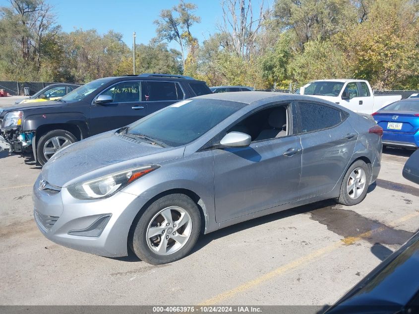 2015 Hyundai Elantra Se VIN: 5NPDH4AE5FH632662 Lot: 40663975