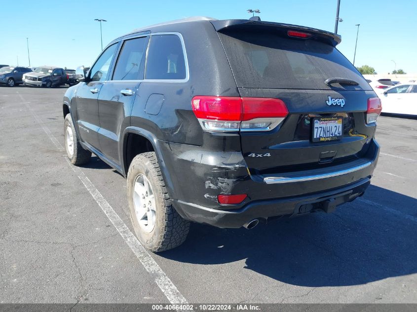 2017 Jeep Grand Cherokee Overland 4X4 VIN: 1C4RJFCG8HC904639 Lot: 40664002