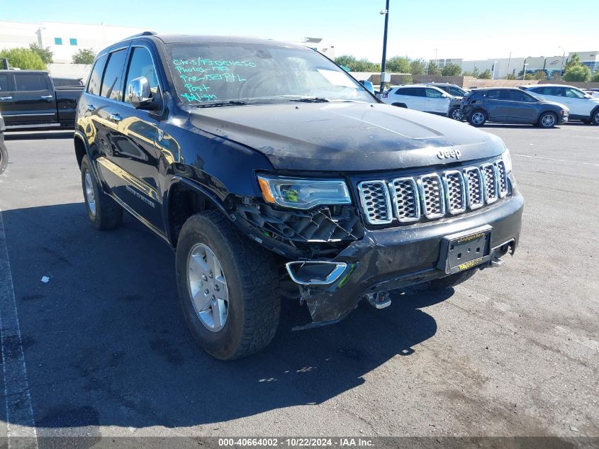 2017 Jeep Grand Cherokee Overland 4X4 VIN: 1C4RJFCG8HC904639 Lot: 40664002