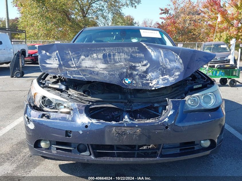 2005 BMW 530I VIN: WBANA73555B048671 Lot: 40664024