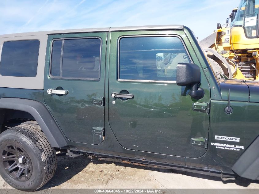 2010 Jeep Wrangler Unlimited Sport VIN: 1J4BA3H12AL226880 Lot: 40664045