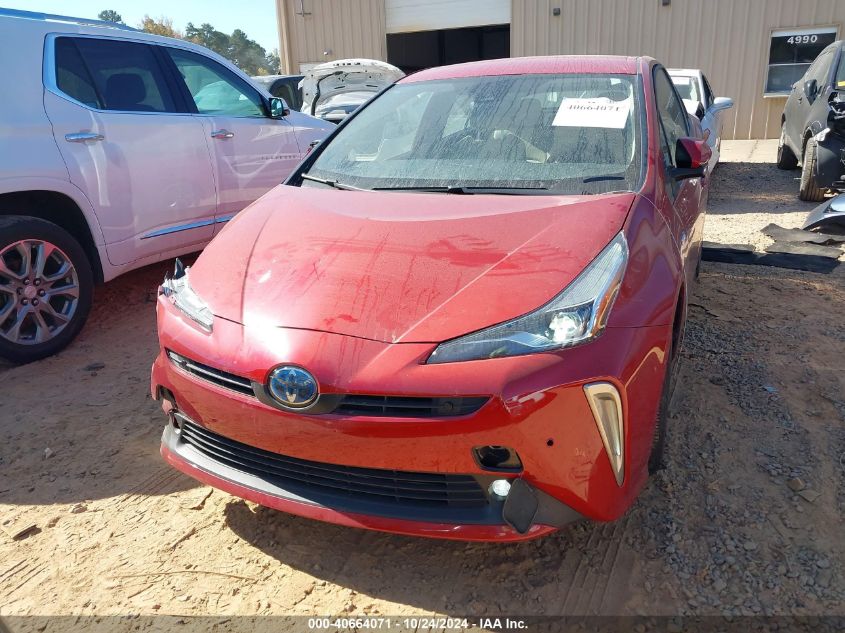 2022 Toyota Prius Xle VIN: JTDKAMFU3N3153713 Lot: 40664071