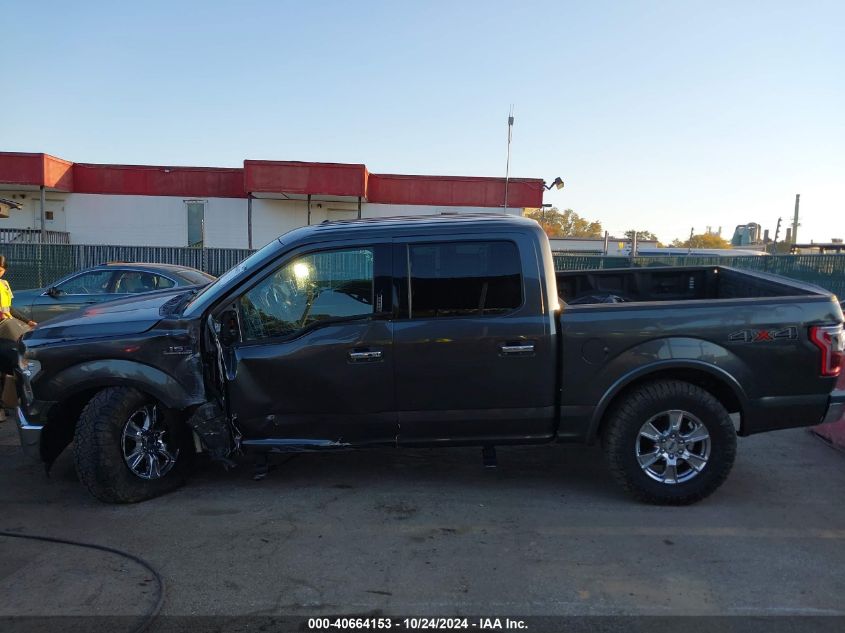 2017 Ford F-150 Lariat VIN: 1FTEW1EG2HFA00669 Lot: 40664153