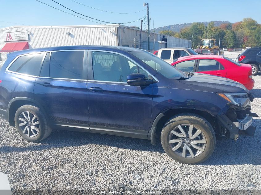 2019 Honda Pilot Ex VIN: 5FNYF5H38KB023009 Lot: 40664172