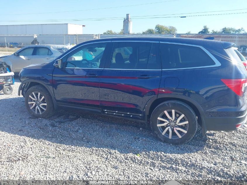 2019 Honda Pilot Ex VIN: 5FNYF5H38KB023009 Lot: 40664172