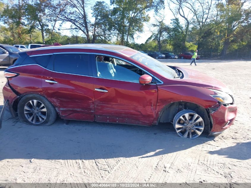 2018 Nissan Murano Sl VIN: 5N1AZ2MH8JN185372 Lot: 40664185