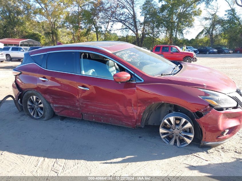 2018 Nissan Murano Sl VIN: 5N1AZ2MH8JN185372 Lot: 40664185