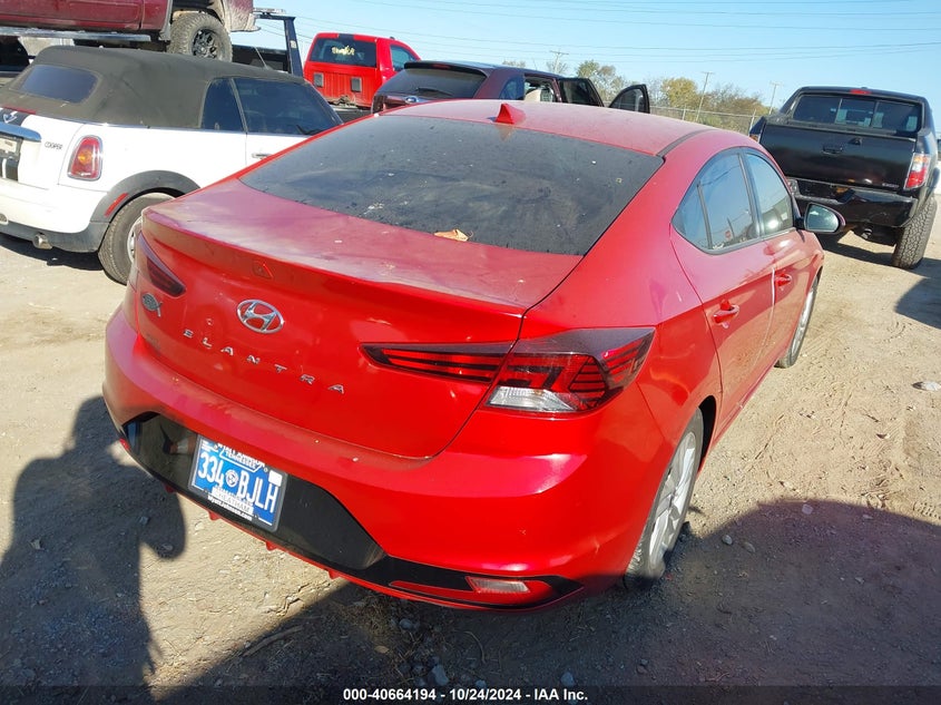 VIN 5NPD84LF6LH587460 2020 HYUNDAI ELANTRA SEL