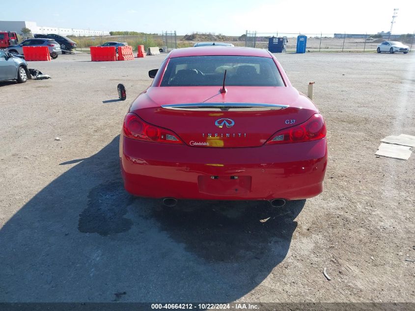 2012 Infiniti G37 VIN: JN1CV6FE2CM201371 Lot: 40664212