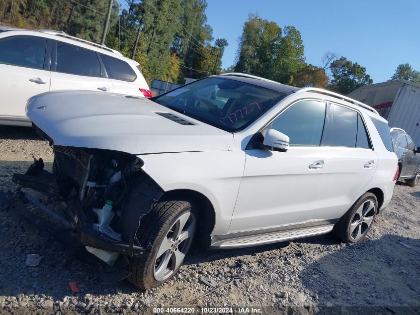 2018 Mercedes-Benz Gle 350 VIN: 4JGDA5JB2JB177727 Lot: 40664220