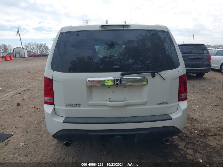 2012 Honda Pilot Ex-L VIN: 5FNYF4H51CB083923 Lot: 40664225