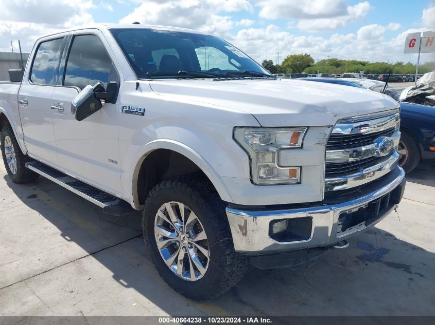 2016 Ford F-150 Lariat VIN: 1FTEW1EG6GKD63367 Lot: 40664238