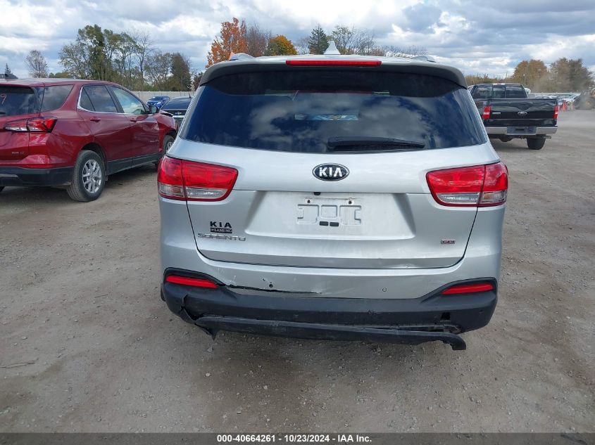 2017 Kia Sorento 2.4L Lx VIN: 5XYPGDA35HG266436 Lot: 40664261