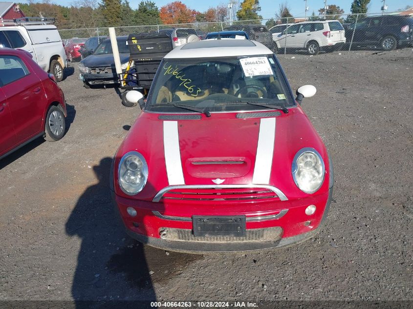 2005 Mini Cooper S VIN: WMWRE33575TG97934 Lot: 40664263