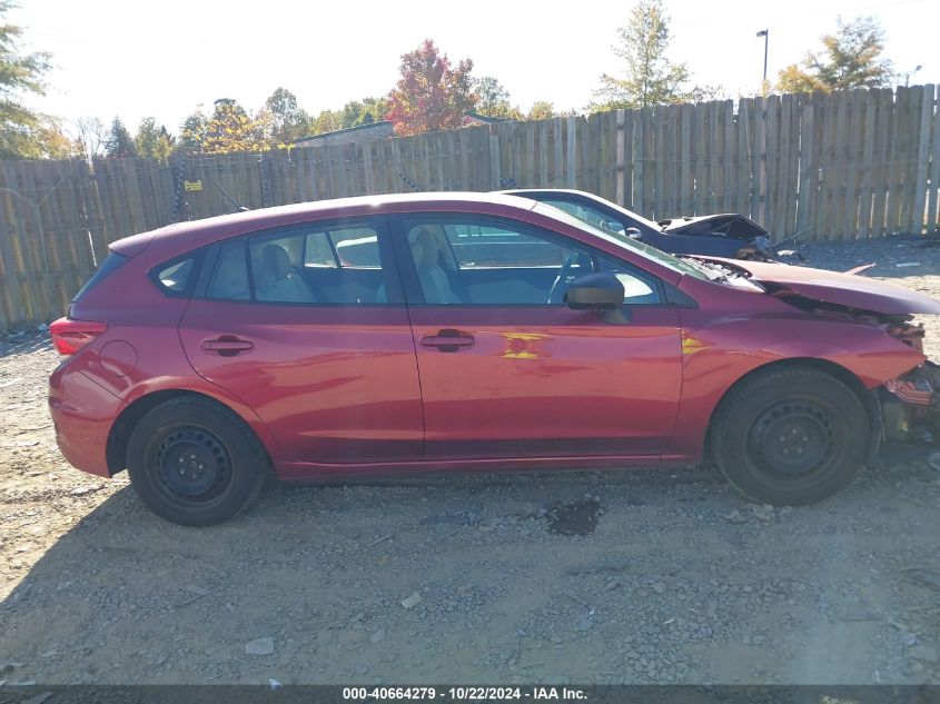 2019 Subaru Impreza 2.0I VIN: 4S3GTAB63K3734128 Lot: 40664279