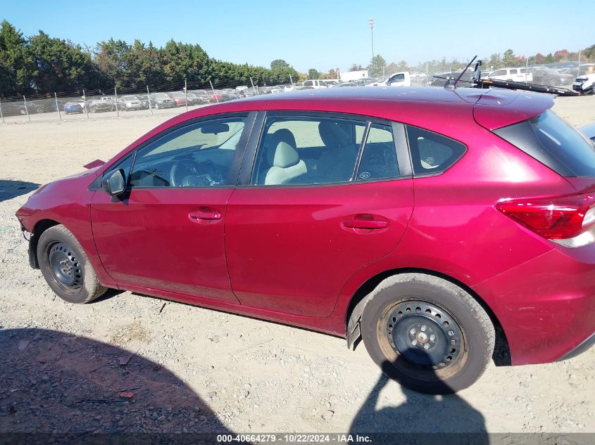 2019 Subaru Impreza 2.0I VIN: 4S3GTAB63K3734128 Lot: 40664279