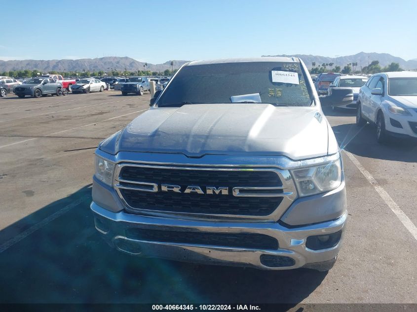 2022 Ram 1500 Big Horn 4X4 5'7 Box VIN: 1C6RRFFG6NN295837 Lot: 40664345