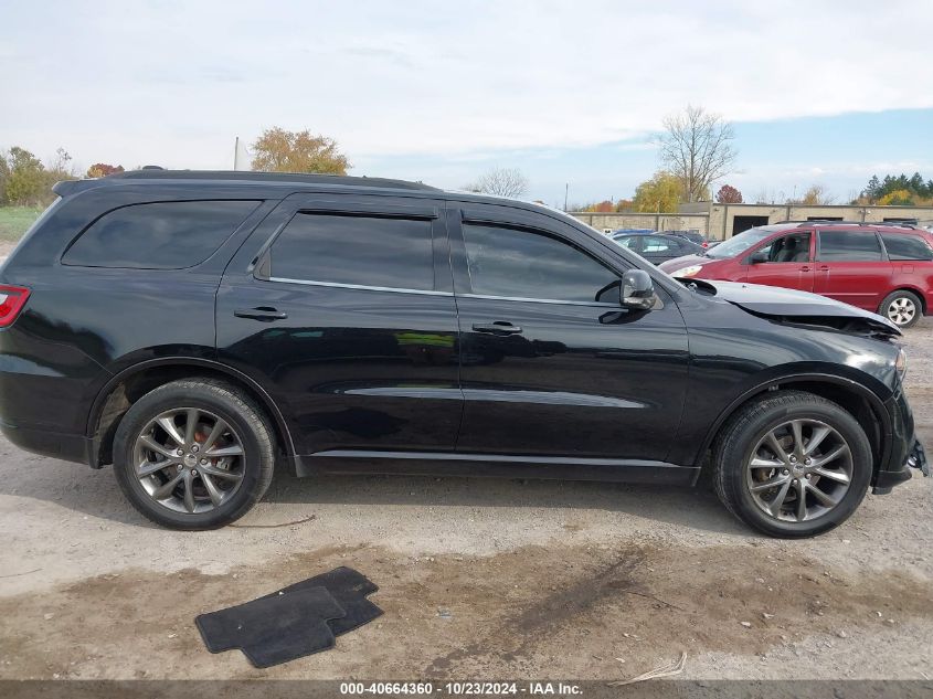 2018 Dodge Durango Gt Awd VIN: 1C4RDJDG4JC126998 Lot: 40664360