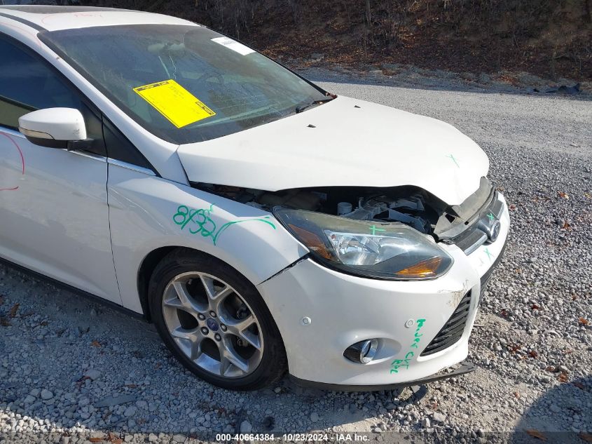 2013 Ford Focus Titanium VIN: 1FADP3J24DL200162 Lot: 40664384