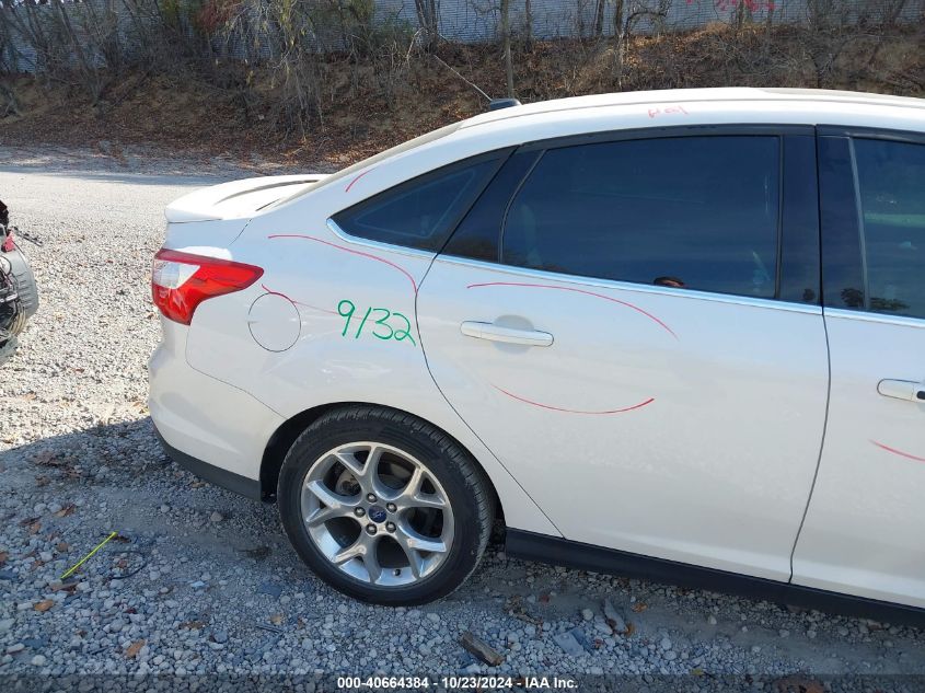 2013 Ford Focus Titanium VIN: 1FADP3J24DL200162 Lot: 40664384