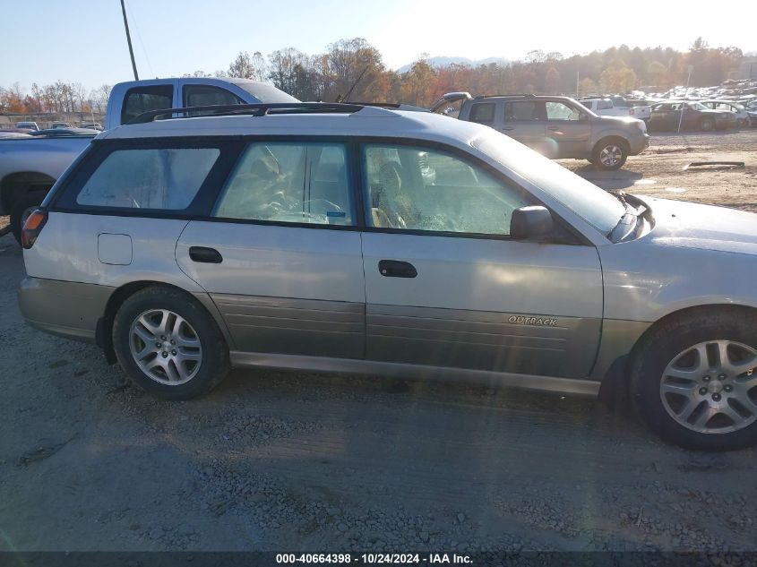 2002 Subaru Outback VIN: 4S3BH665627648251 Lot: 40664398