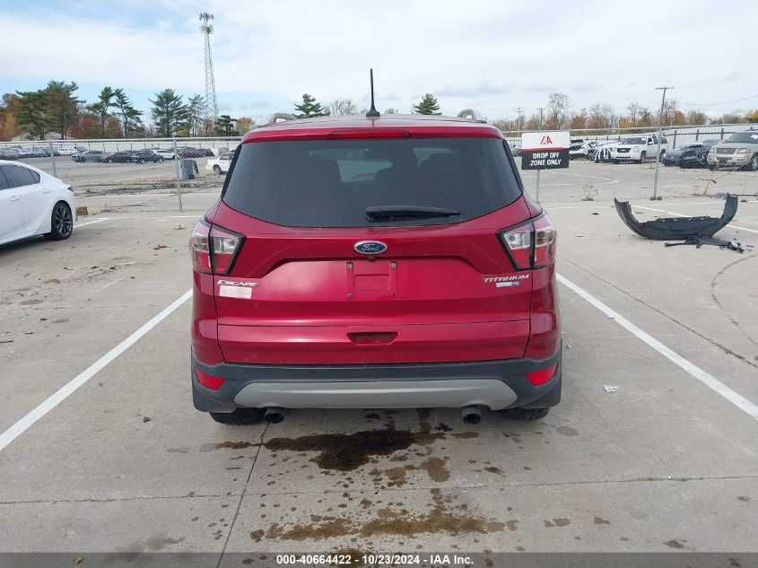 2018 Ford Escape Titanium VIN: 1FMCU9J96JUA20441 Lot: 40664422