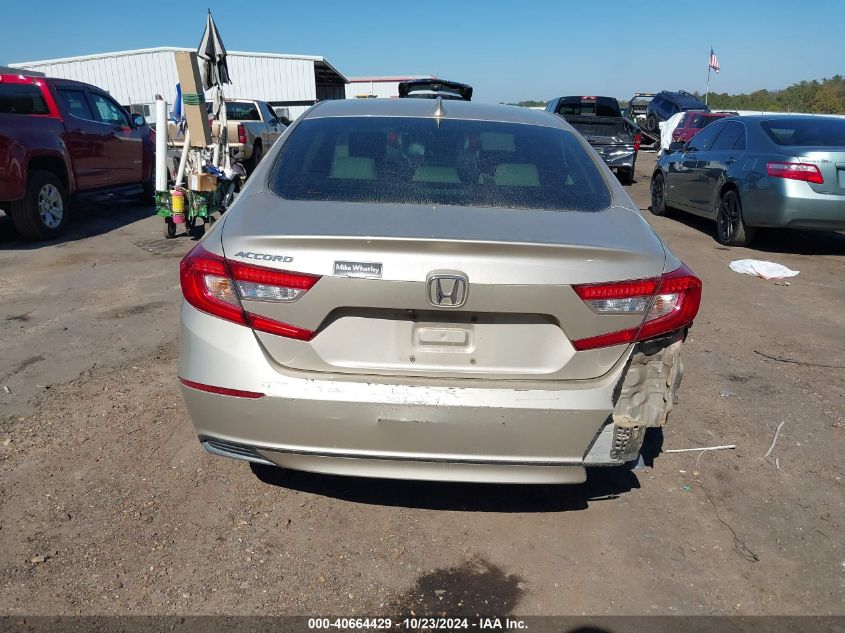 2018 Honda Accord Lx VIN: 1HGCV1F19JA179818 Lot: 40664429