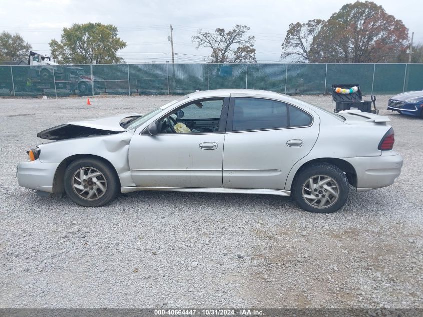 2004 Pontiac Grand Am Se1 VIN: 1G2NE52EX4M672161 Lot: 40664447