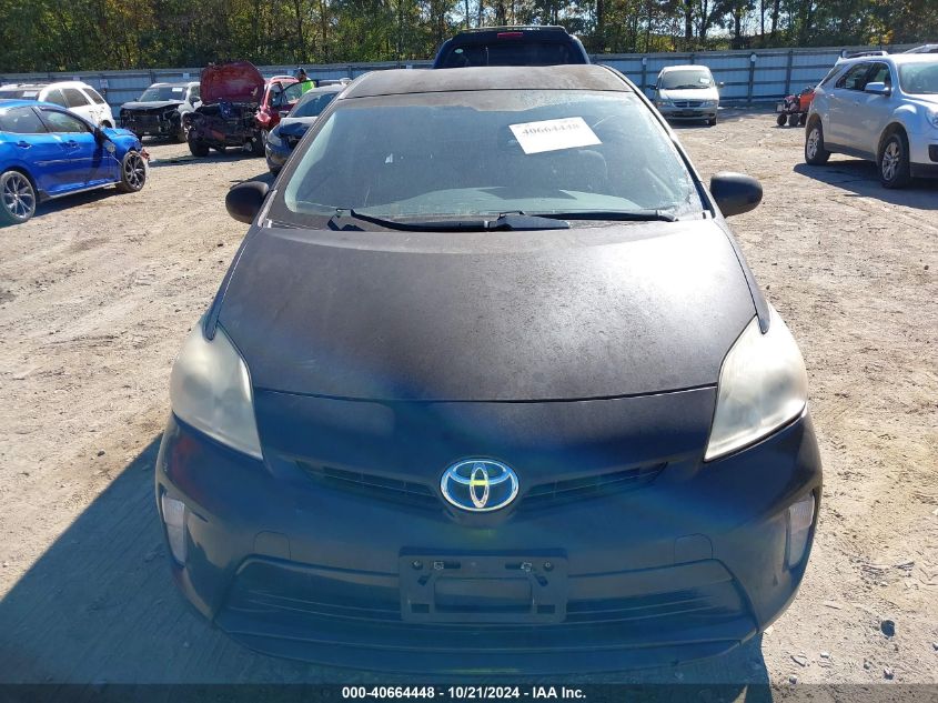 2013 Toyota Prius Three VIN: JTDKN3DU8D5559779 Lot: 40664448