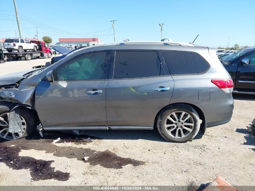 2015 Nissan Pathfinder Sv VIN: 5N1AR2MN8FC643338 Lot: 40664449