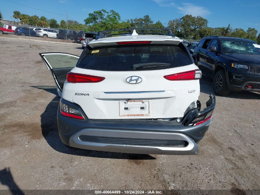 2022 Hyundai Kona Limited VIN: KM8K53A30NU923272 Lot: 40664499