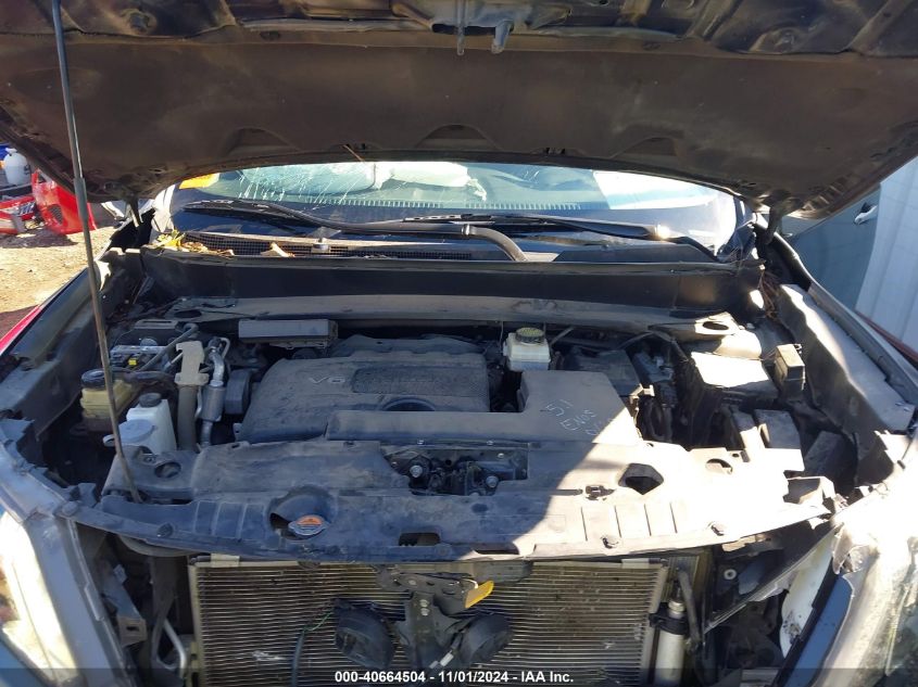 VIN 5N1DR2MN7KC619779 2019 NISSAN PATHFINDER S