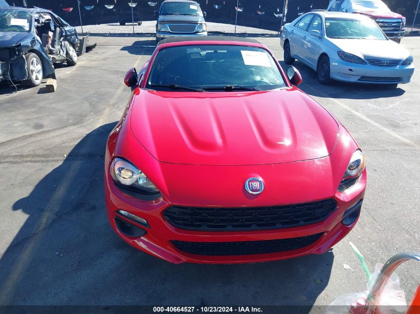 2017 Fiat 124 Spider Classica VIN: JC1NFAEK2H0102221 Lot: 40664527