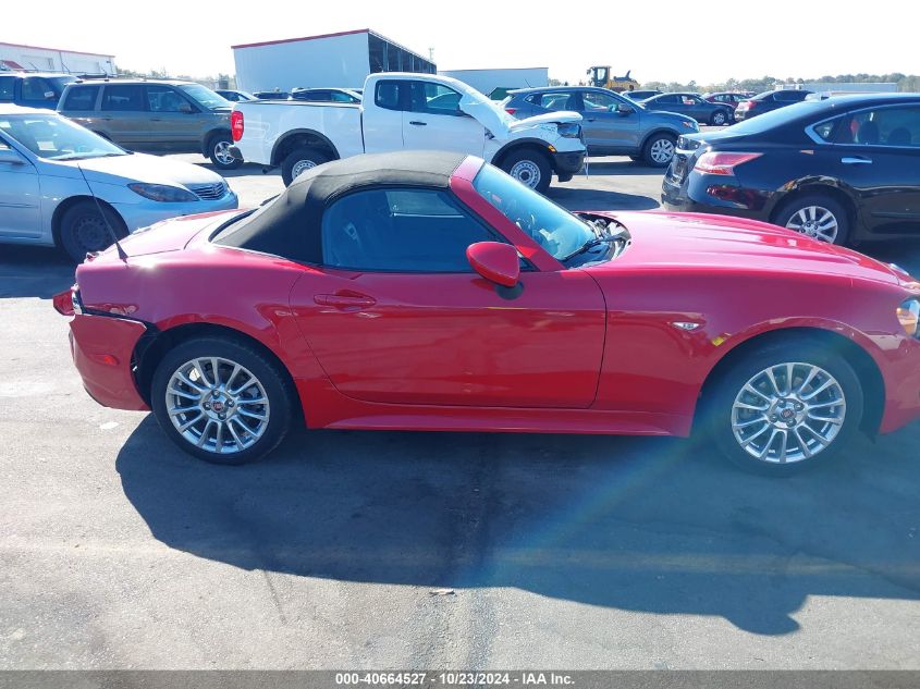 2017 Fiat 124 Spider Classica VIN: JC1NFAEK2H0102221 Lot: 40664527