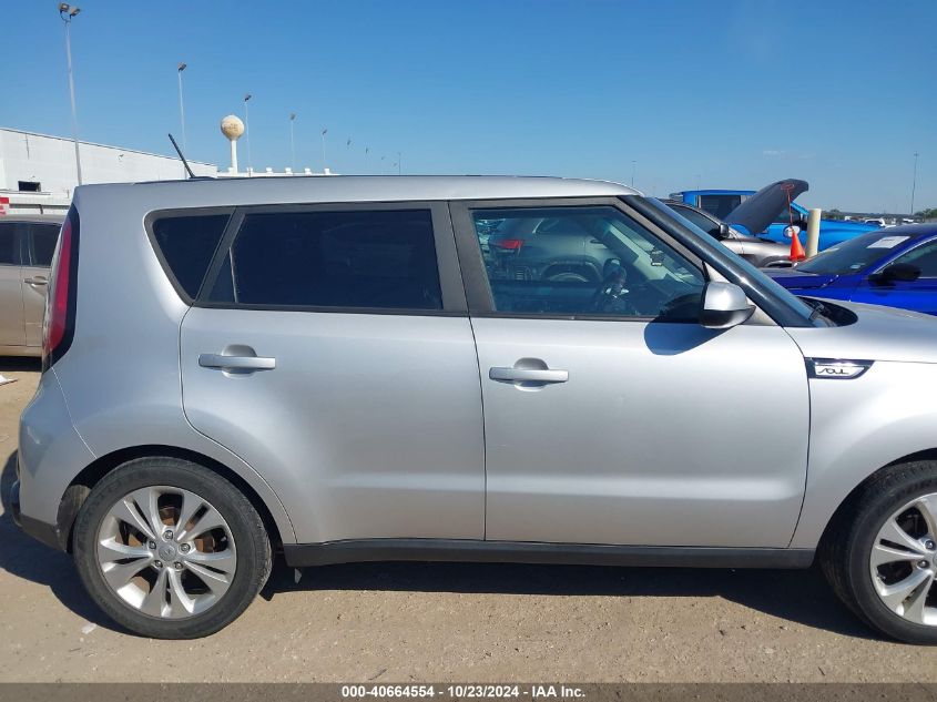 2016 Kia Soul + VIN: KNDJP3A57G7862435 Lot: 40664554