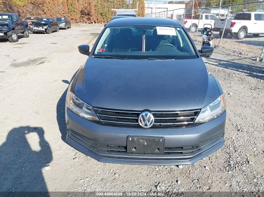 2015 Volkswagen Jetta 2.0L S VIN: 3VW2K7AJ1FM258100 Lot: 40664589