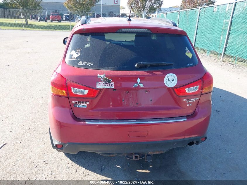 2015 Mitsubishi Outlander Sport Gt VIN: 4A4AR4AW2FE059074 Lot: 40664600