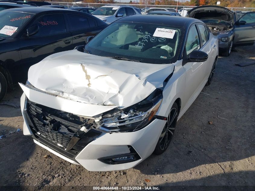 2021 Nissan Sentra Sr Xtronic Cvt VIN: 3N1AB8DV6MY249002 Lot: 40664648