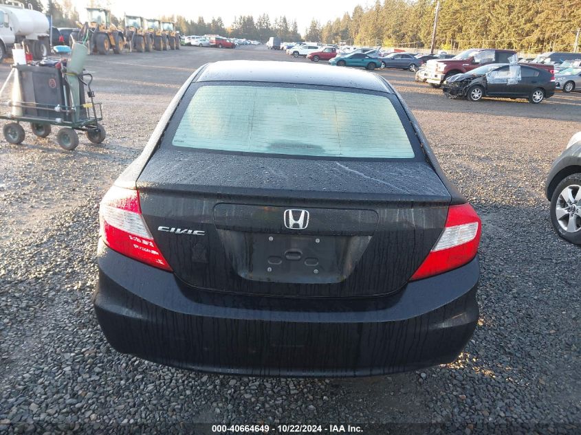 2012 Honda Civic Sdn Lx VIN: 2HGFB2F57CH335017 Lot: 40664649