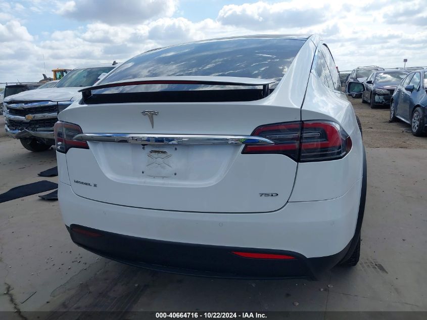 2017 Tesla Model X 100D/75D/90D VIN: 5YJXCBE29HF076020 Lot: 40664716