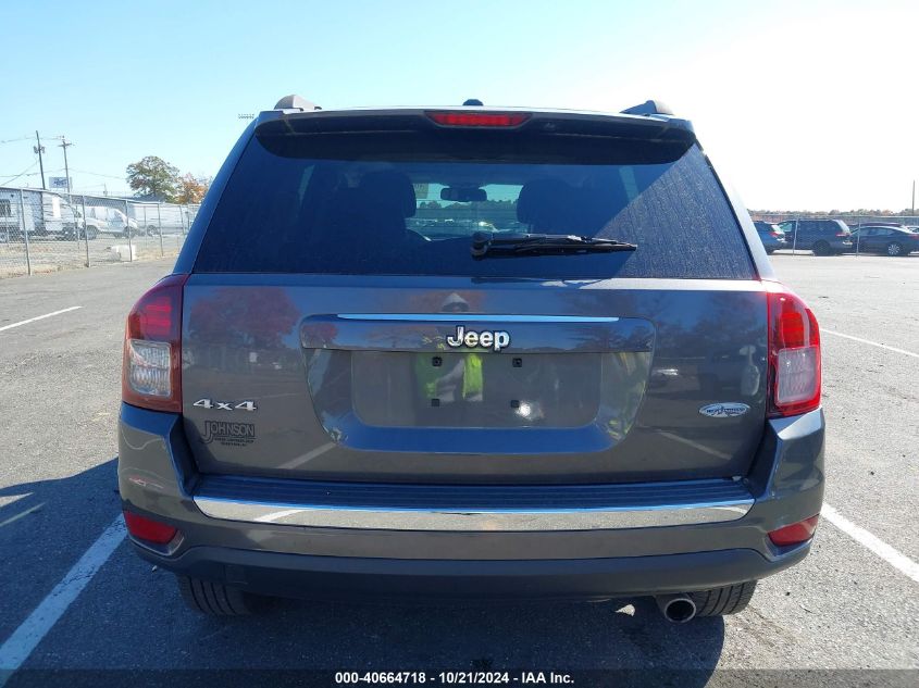 2017 Jeep Compass High Altitude 4X4 VIN: 1C4NJDEBXHD163618 Lot: 40664718