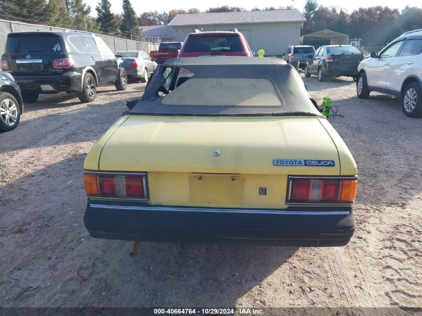 1980 Toyota Celica VIN: RA42370385 Lot: 40664764